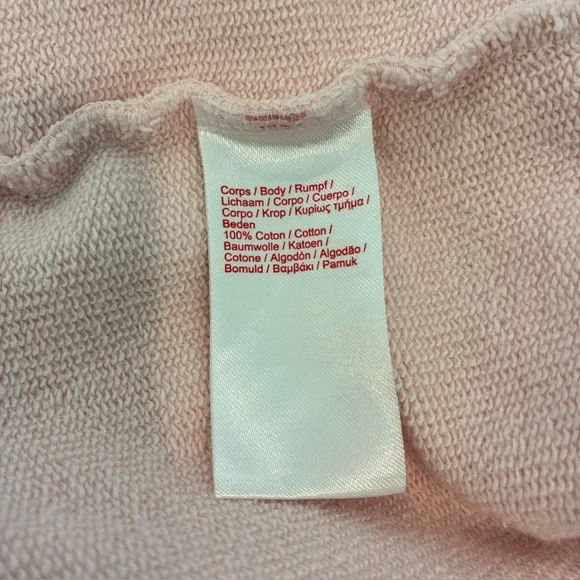 Lacoste Live! X Supreme Pink Drawstring Elastic Waist Shorts Terry Style Large - Picture 8 of 9